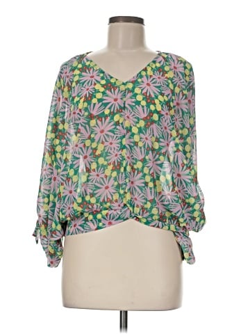 Umgee 3/4 Sleeve Blouse (view 1)