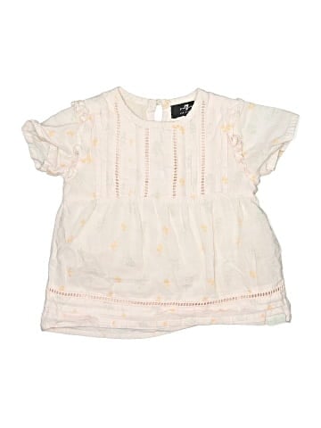 7 For All Mankind Short Sleeve Blouse (view 1)