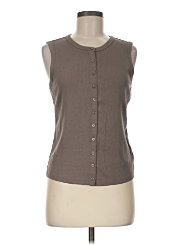 Gap Sleeveless Button-Down Shirt (view 1)