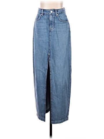 We the Free Denim Skirt (view 1)
