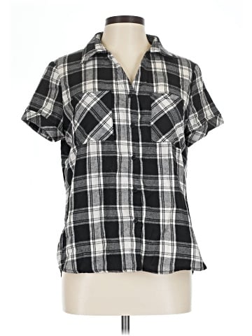 Allegra K Short Sleeve Blouse (view 1)