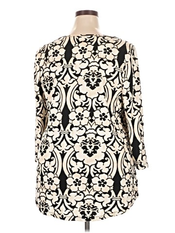 JM Collection 3/4 Sleeve Blouse (view 2)