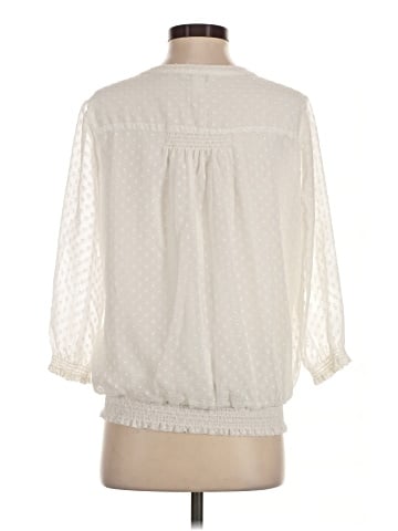 Christopher & Banks 3/4 Sleeve Blouse (view 2)