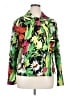 Chico's Tropical Green Jacket Size XL (3) - photo 1