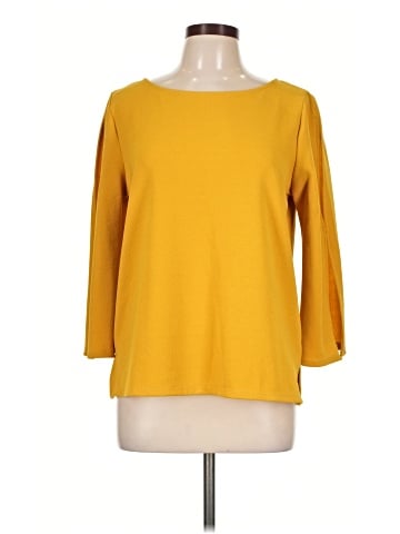 Green Envelope 3/4 Sleeve Top (view 1)