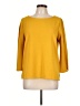 Green Envelope Yellow 3/4 Sleeve Top Size L - photo 1