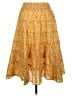 Max Studio Paisley Yellow Casual Skirt Size L - photo 2