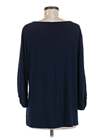 Liz Claiborne 3/4 Sleeve T-Shirt (view 2)