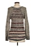 Jolt Chevron-herringbone Brown Pullover Sweater Size S - photo 2