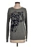 Current/Elliott Print Gray Pullover Sweater Size XS (0) - photo 1