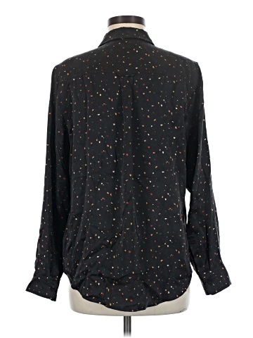 Rails Long Sleeve Silk Top (view 2)