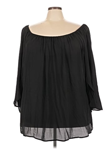 Torrid 3/4 Sleeve Blouse (view 1)