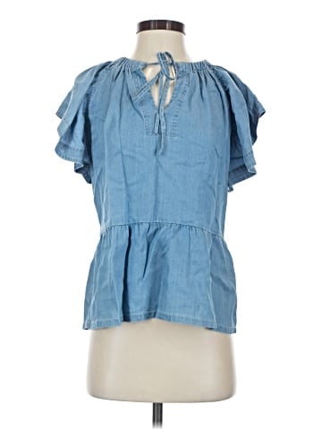 Joe's Jeans Short Sleeve Blouse (view 1)