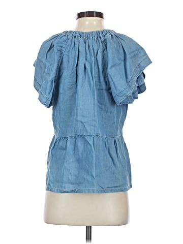 Joe's Jeans Short Sleeve Blouse (view 2)