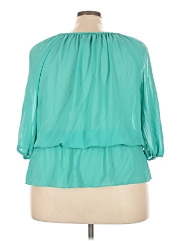 Lane Bryant 3/4 Sleeve Blouse (view 2)