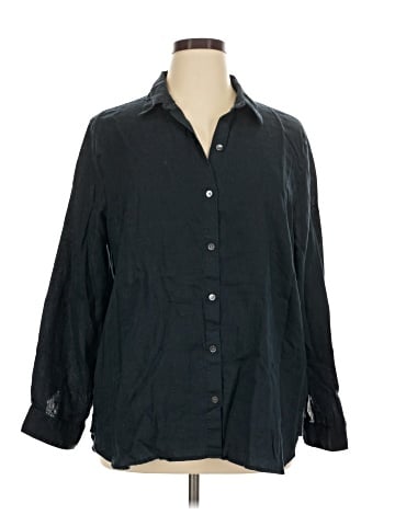 J.Jill 3/4 Sleeve Button-Down Shirt (view 1)