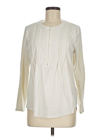 Lands' End Long Sleeve Henley (view 1)