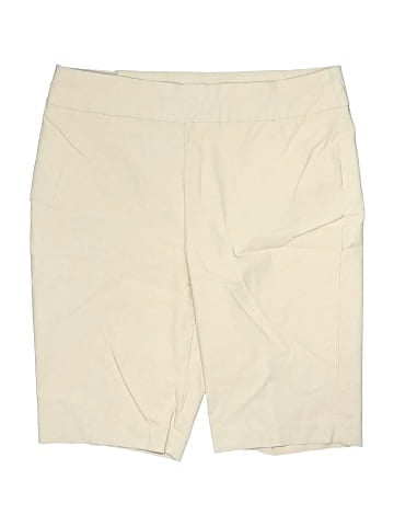 So Slimming by Chico's Khaki Shorts (view 1)
