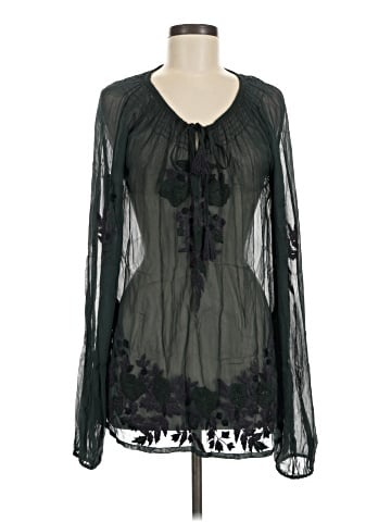 Gold Hawk Long Sleeve Blouse (view 1)