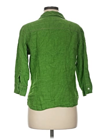 Eddie Bauer 3/4 Sleeve Button-Down Shirt (view 2)