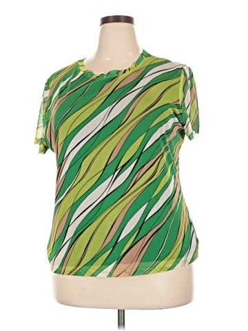 Bar III Short Sleeve Blouse (view 1)