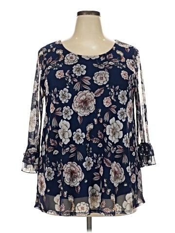 Papermoon 3/4 Sleeve Blouse (view 1)