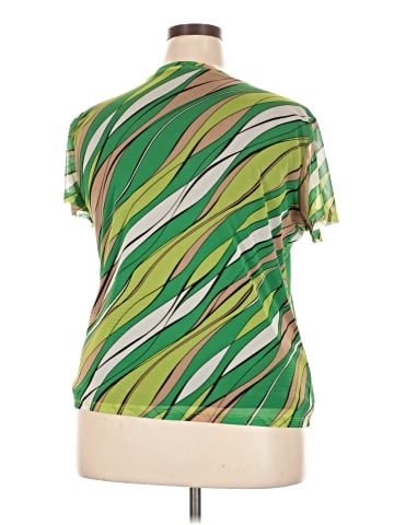 Bar III Short Sleeve Blouse (view 2)