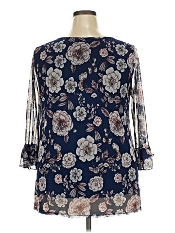 Papermoon 3/4 Sleeve Blouse (view 2)