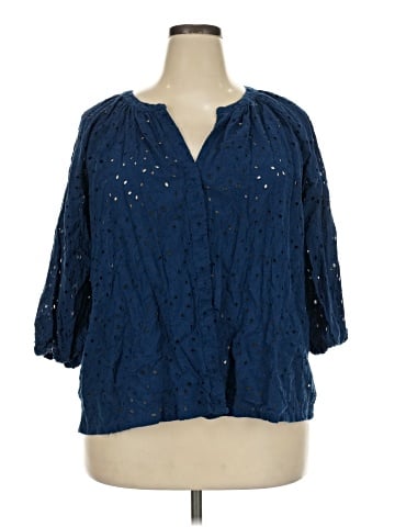 Calypso St. Barth 3/4 Sleeve Blouse (view 1)