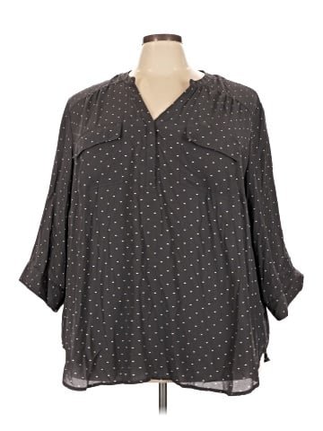 Torrid 3/4 Sleeve Blouse (view 1)