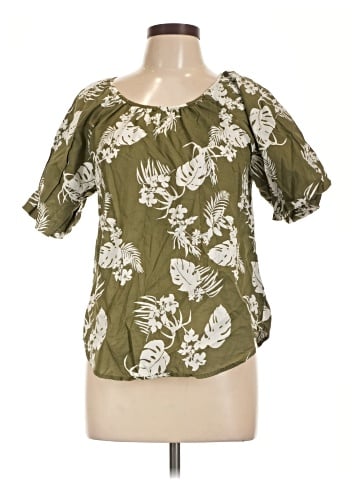Bobeau Short Sleeve Blouse (view 1)