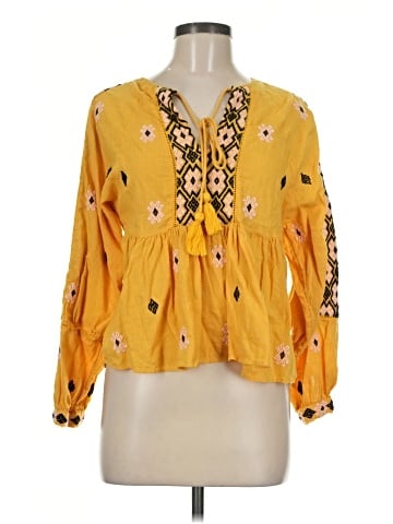 Topshop 3/4 Sleeve Blouse (view 1)