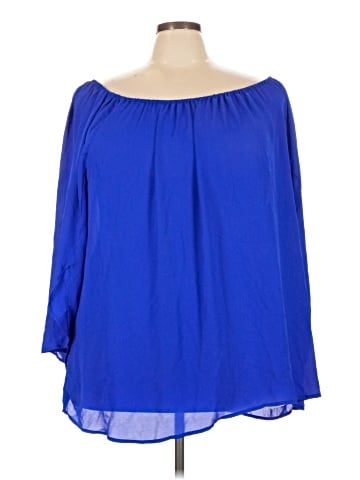 Torrid 3/4 Sleeve Blouse (view 1)