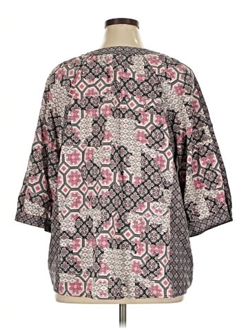 N Touch 3/4 Sleeve Blouse (view 2)
