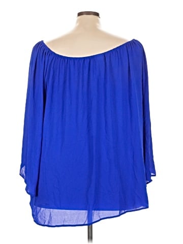 Torrid 3/4 Sleeve Blouse (view 2)