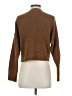 Double Zero Solid Brown Cardigan Size S - photo 2