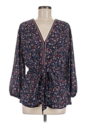 Max Studio 3/4 Sleeve Blouse (view 1)