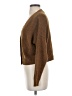 Double Zero Solid Brown Cardigan Size S - photo 5