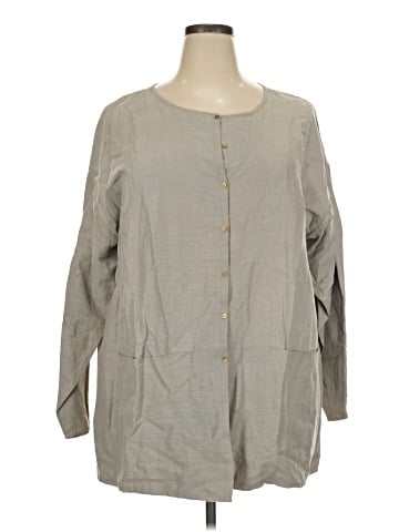 Eileen Fisher Long Sleeve Blouse (view 1)