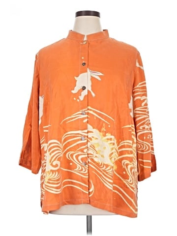 Citron Santa Monica Collection Long Sleeve Button-Down Shirt (view 1)