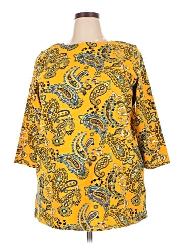 Jessica London 3/4 Sleeve Blouse (view 1)