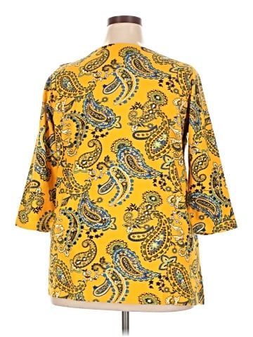 Jessica London 3/4 Sleeve Blouse (view 2)