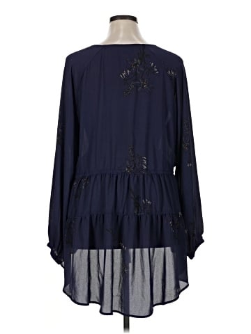 Melissa McCarthy Seven7 Long Sleeve Blouse (view 2)