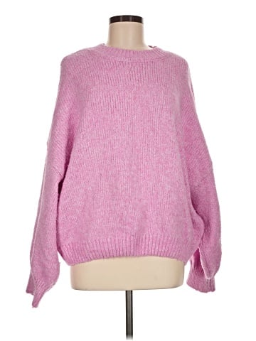 Pink Rose Pullover Sweater (view 1)