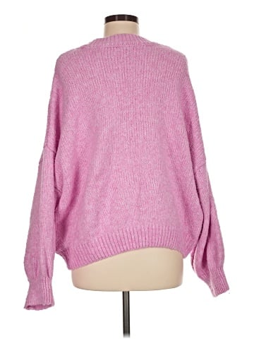 Pink Rose Pullover Sweater (view 2)