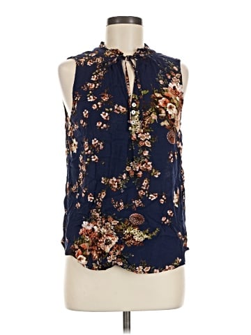 Pink Clover Sleeveless Blouse (view 1)