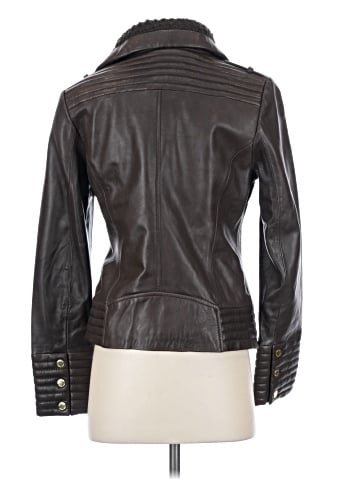 MICHAEL Michael Kors Leather Jacket (view 2)
