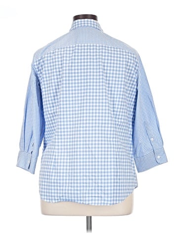 Chaps 3/4 Sleeve Button-Down Shirt (view 2)