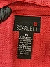 Scarlett 100% Polyester Red Blazer Size 10 - photo 6