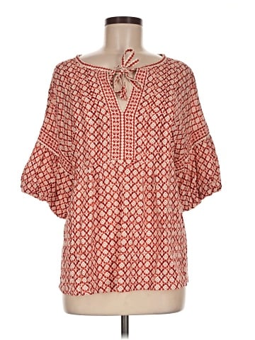 Max Studio 3/4 Sleeve Blouse (view 1)